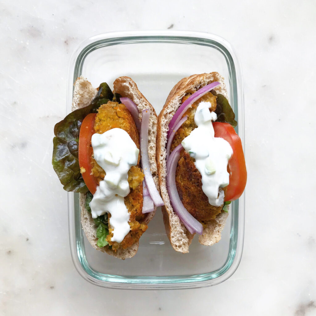 chickpea patties for meal prep