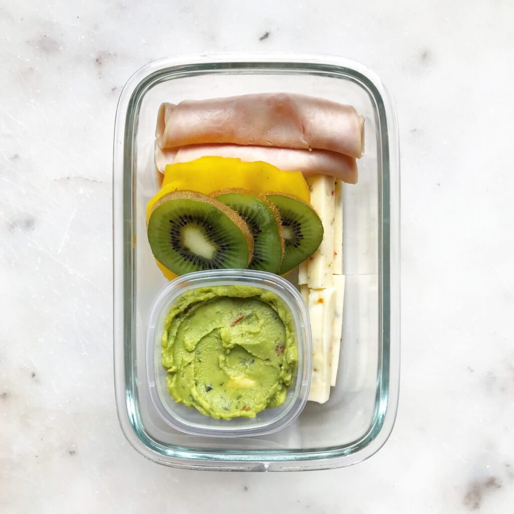 turkey cheese bistro box for meal prep