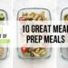 great meal prep meals featured image
