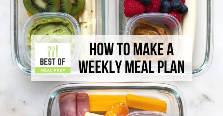 How to Make a Weekly Meal Plan in 5 Easy Steps - Best Of Meal Prep